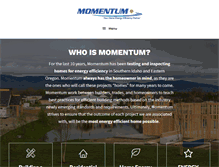 Tablet Screenshot of momentumidaho.com